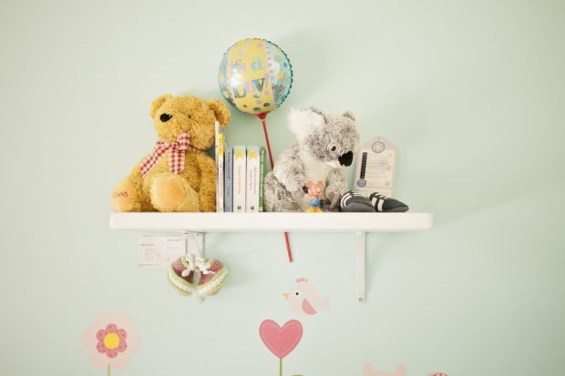 decoration teddy shelf baby